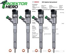 0445110351 4x Injector Fiat Peugeot Opel 1.3 CDTI Multijet Fuel Injector