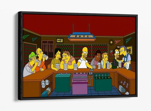 Simpsons the last supper - simpsons,