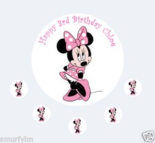MINNIE MOUSE PINK PARTY EDIBLE