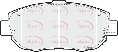 Front axle brake pads - front,