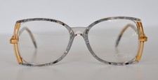 Cazal Vintage Eyeglasses -NOS- Model 336- Col.707- Gold & Marble Gray