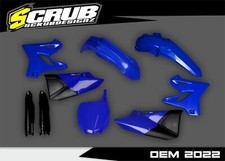 Yamaha YZ125 YZ250 2008-2021 Restyle Plastics kit + airbox covers + fork guards