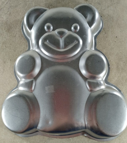 Teddy bear aluminum cake pan - cake,