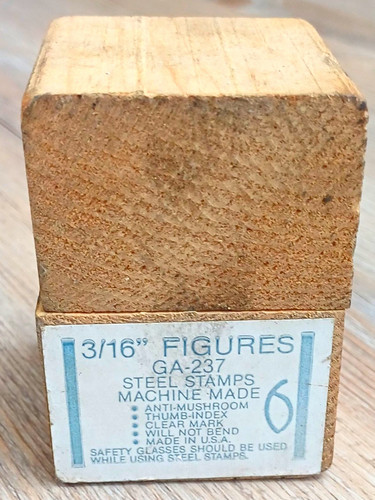 Figures 16in steel stamp - figures,