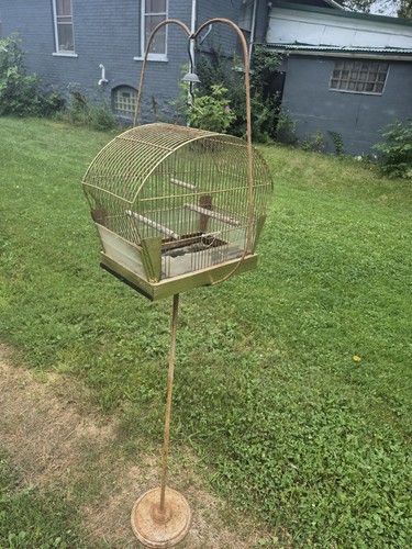 Vintage bird cage - vintage, with