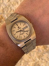 C1975 Vintage Roamer Rockshell Mark Vi Watch Automatic Men's Day-date Swiss 37mm