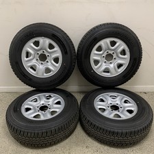 Genuine Set Of Toyota Land Cruiser 17” Steel Wheels and Tyres