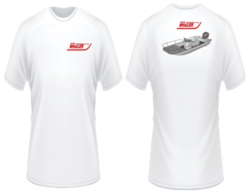 Boston whaler shirt - boston, 3d