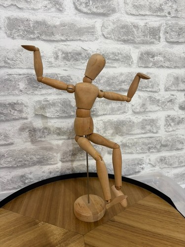 Vintage wooden artists - , posable