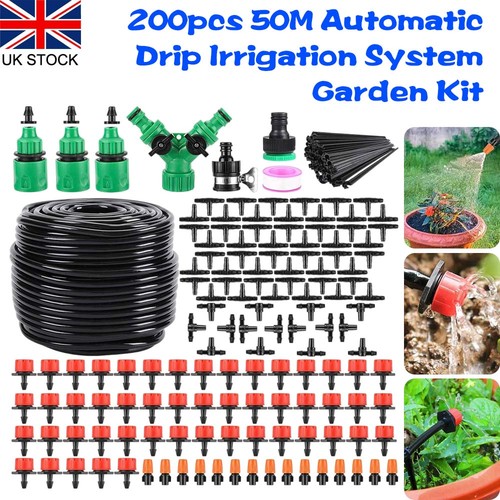 200pcs drip irrigation kit 50m - irrigation,