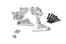 Alloy Front Hub Carrier Set DT5B01008 Silver Baja 5B 5T T1000 Upgrade