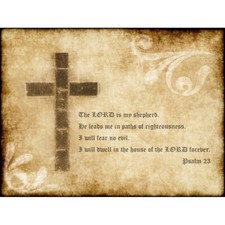 Psalm 23 Lord Shepherd Cross