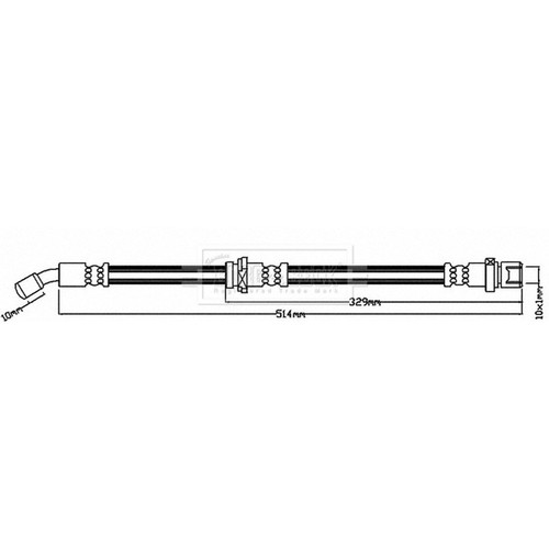Brake hose for subaru impreza - brake,