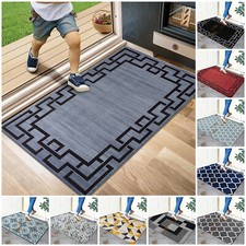 Non Slip Large Indoor Door Mat Washable Barrier Mats Dirt Trapper Entrance Rug