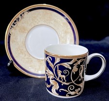 Wedgwood “Cornucopia” 1995 Bone China 3” 150ml Coffee Cup & Saucer