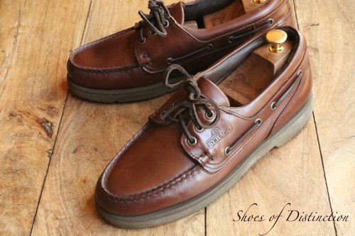 Sebago brown leather - brown,