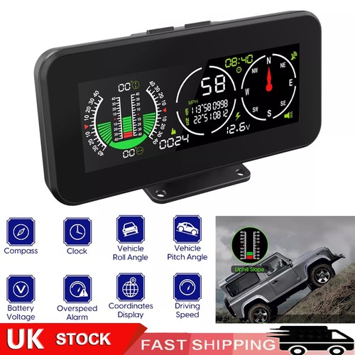 Car gps digital inclinometer - gps,