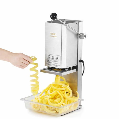 Automatic spiral potato cutter - spiral,