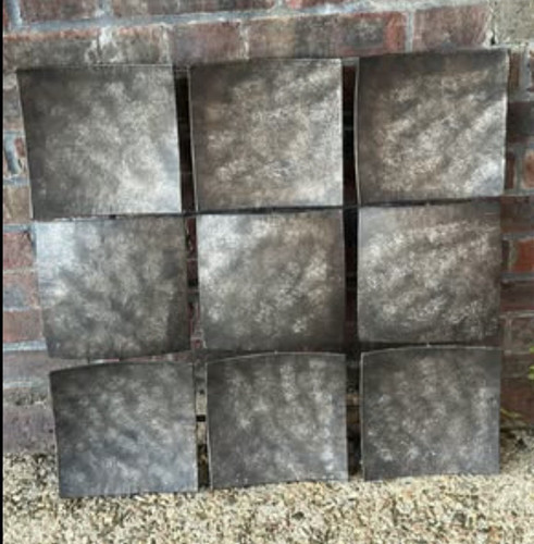 Square grey stone paving - grey,