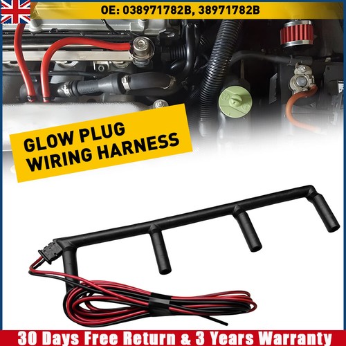 Glow plug rail - rail, wiring