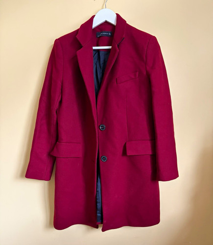 Zara woman burgundy - zara, tweed