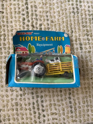 Vintage blue box home - blue, toy