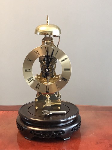Day wind skeleton clock - day,