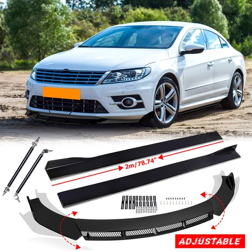 Front bumper lip spoiler - front,