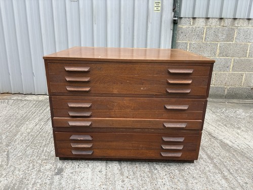 Retro mid century teak plan - retro,
