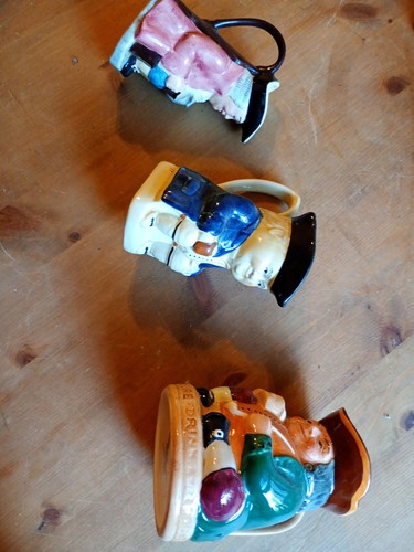Collection miniature toby jugs - miniature,
