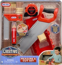 Little Tikes Creative Construction Measure & Cut Set Pretend Play Tool