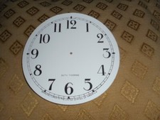 New Seth Thomas Clock Dial Face paper card 5" Minute Track MATTE Arabic numerals