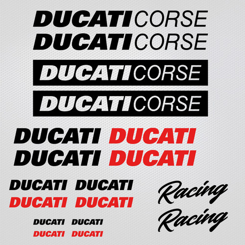 Ducati sticker corse - ducati, decal