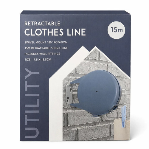 15m retractable clothes line - retractable,