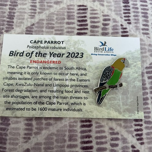Not rspb birdlife south africa - not,