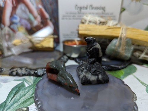 African bloodstone crystal - african,