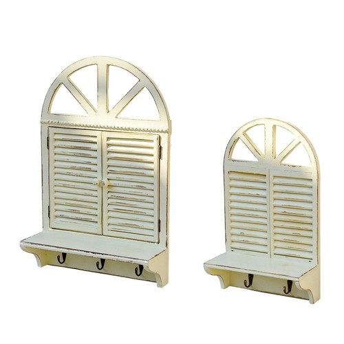 Rustic farmhouse arched window - farmhouse,