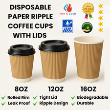 Disposable Kraft Coffee Cups