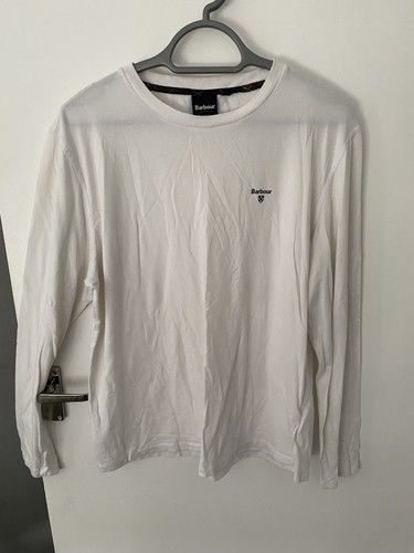 Barbour men white long - men’s,