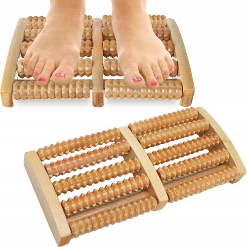 Roller wooden foot massager - roller,