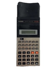 Casio FX-82A Scientific Calculator Vintage Retro 70s Working w/ Sleeve