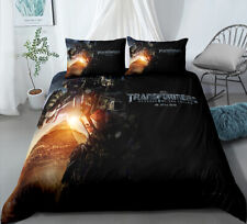 Single Double King Super King Size Bed Quilt Duvet Cover Set Transformers