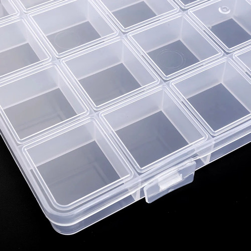 Clear plastic jewelry storage - plastic,