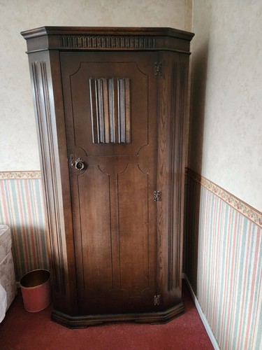 Vintage dark oak - dark, wardrobe