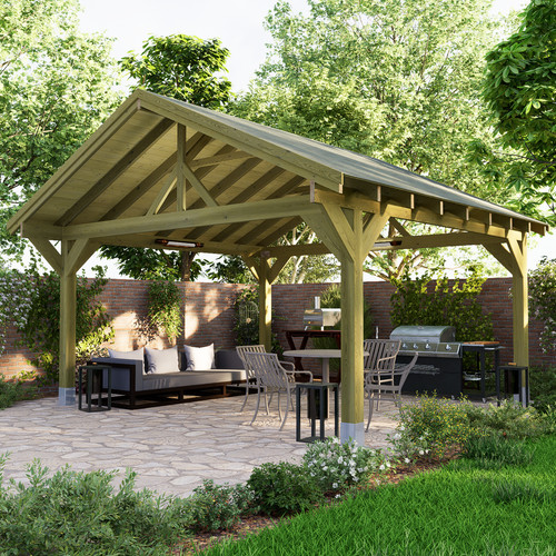 Apex premium wooden gazebo diy - apex,