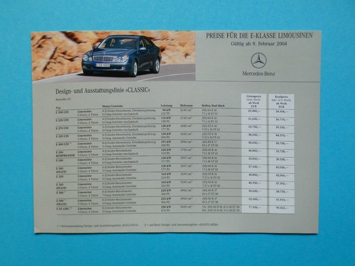 Brochure price list - /,