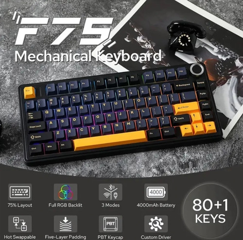 Aula f75 mechanical - mechanical, keyboard