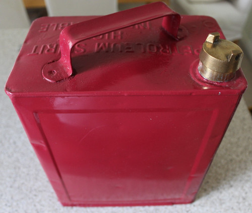 Vintage gallon petrol can - vintage, sm