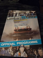 vintage 1980 Lombard RAC Rally