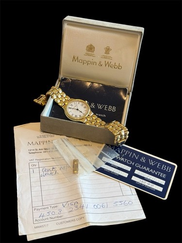 Mappin webb plated watch - &,